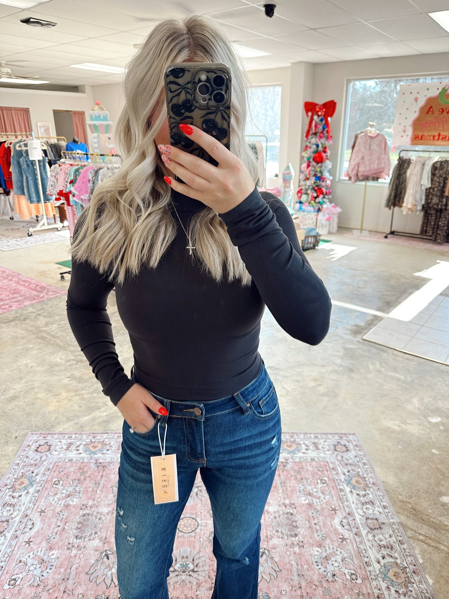 Seamless Mock Bodysuit