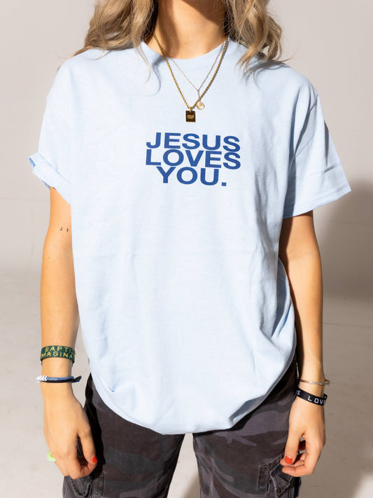 Light Blue Logo Tee