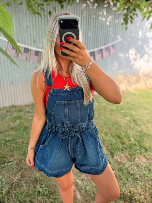 Denim Shortalls