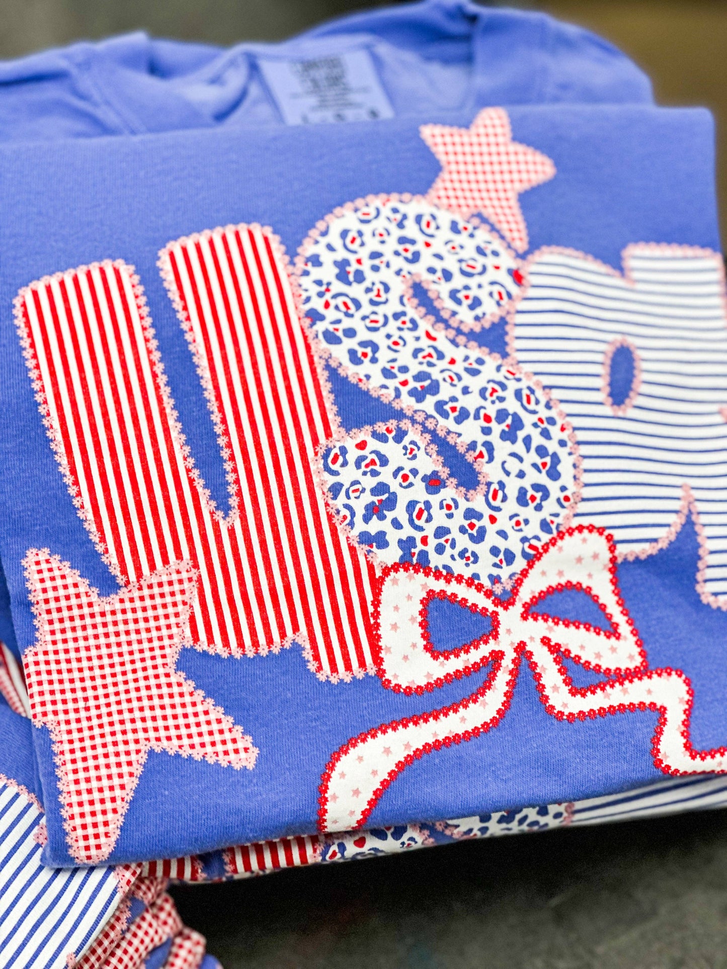 Americana Patchwork USA Tee