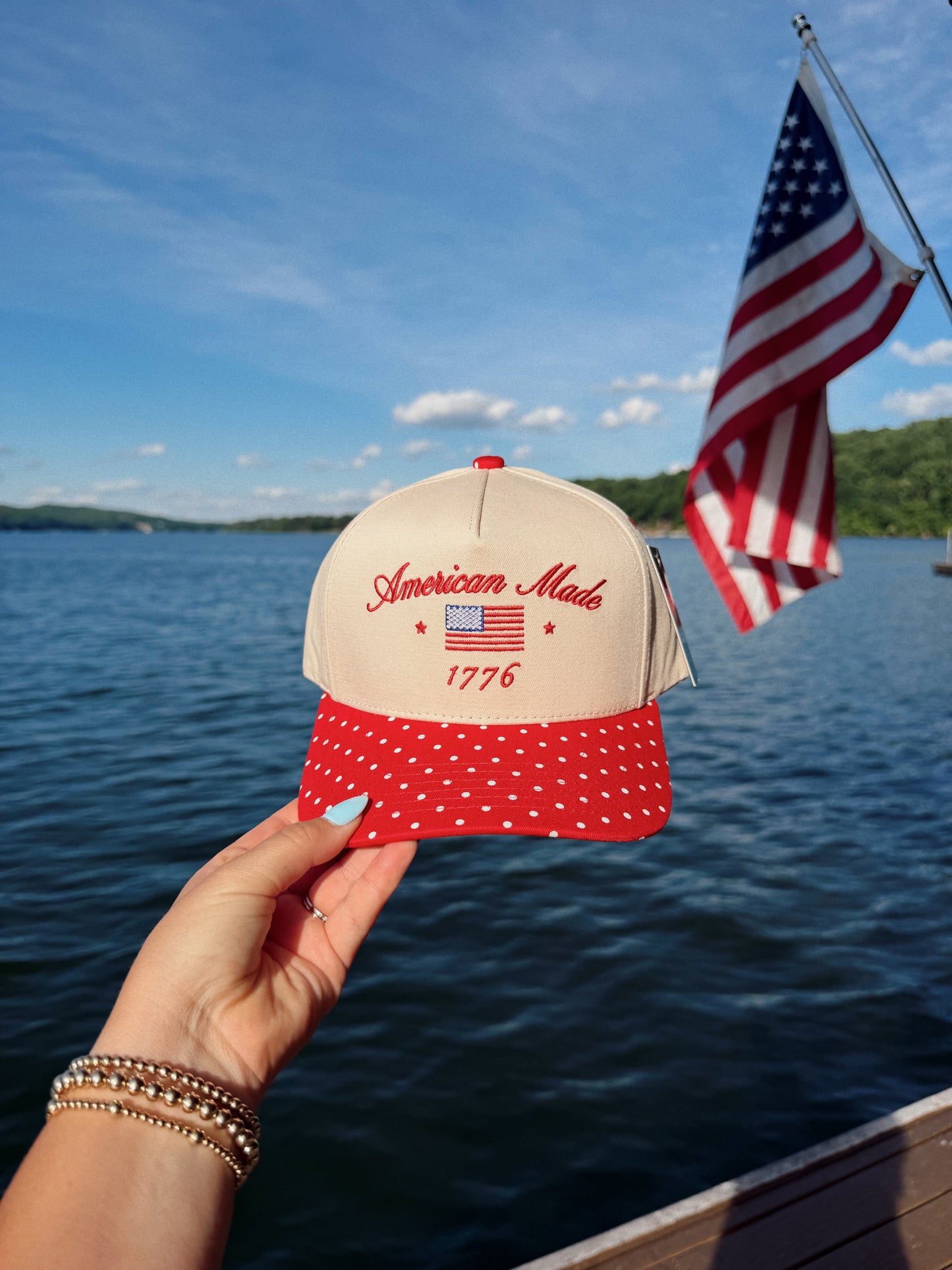AMERICAN MADE Polka Dot Hat