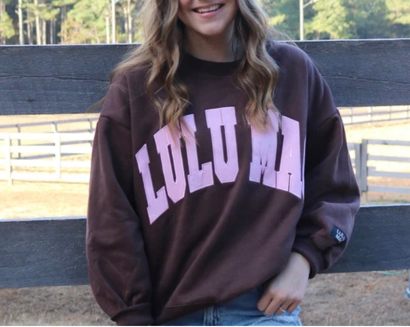 Brown/Pink LuLu Mac Sweatshirt