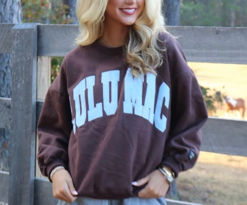 Brown/Blue LuLu Mac Sweatshirt