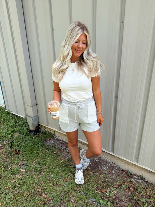 White Baby Tee