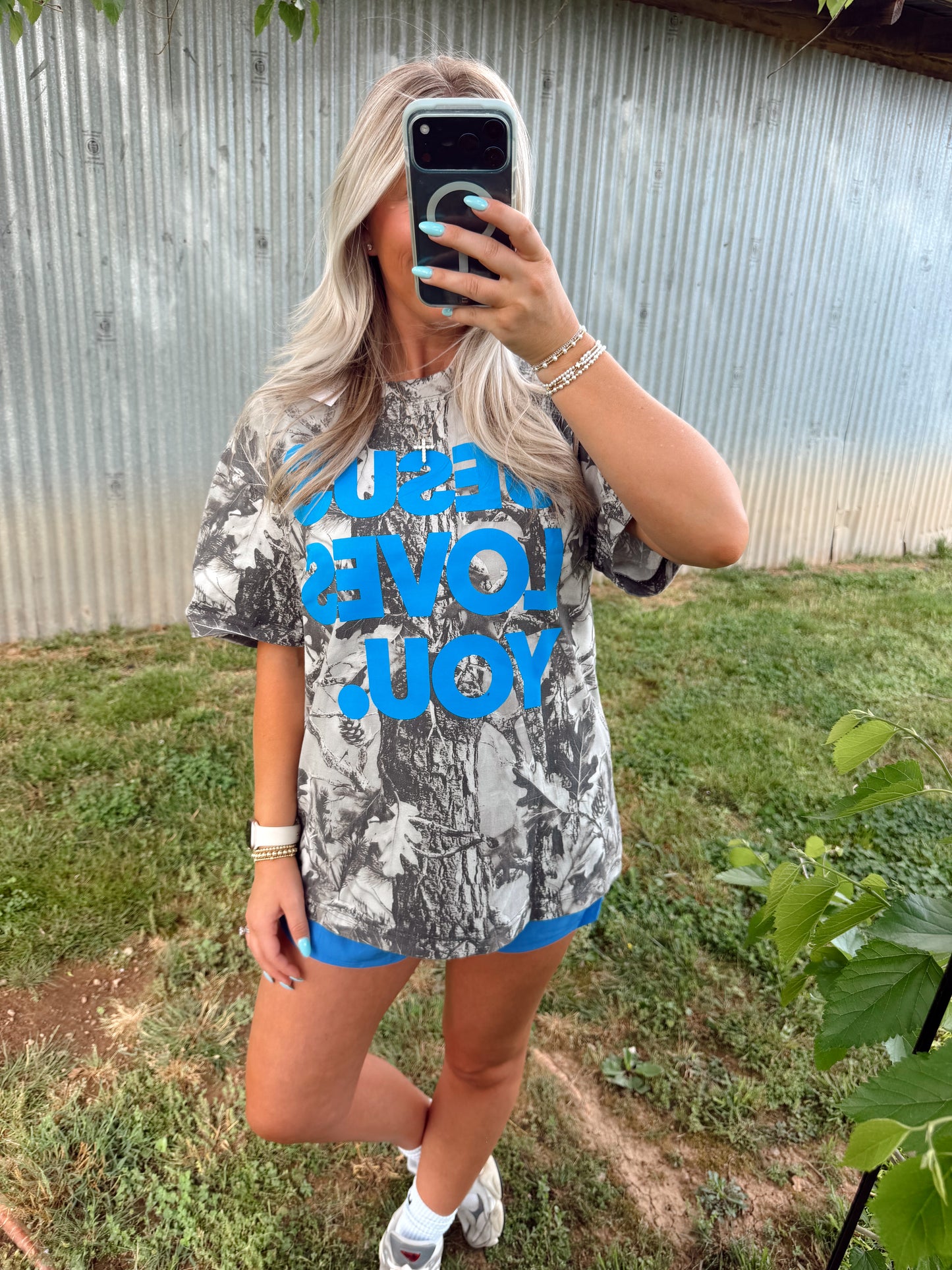 Jesus Loves You Camo Tee