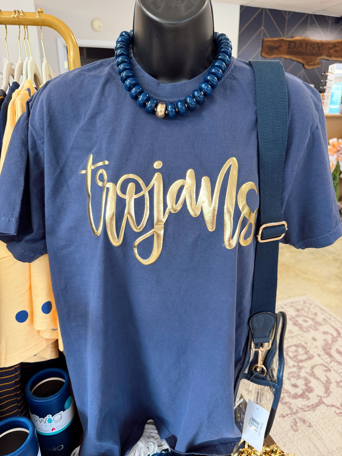 Trojans Gold Puff Tee