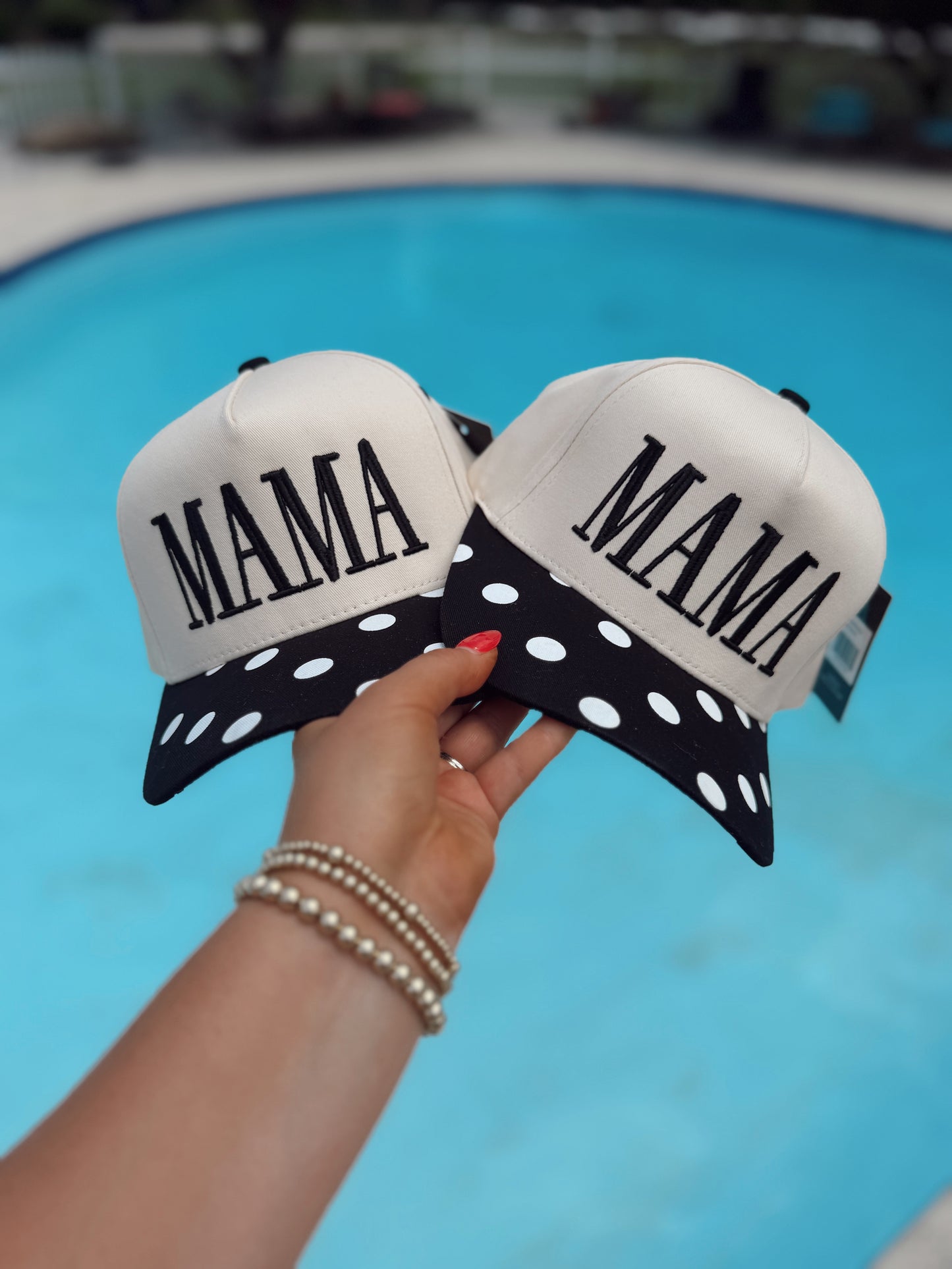 MAMA Polka Dot Hat