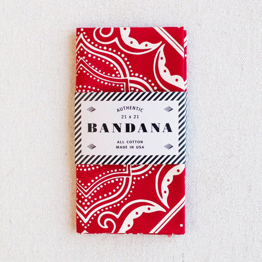 Western Bandana- Red