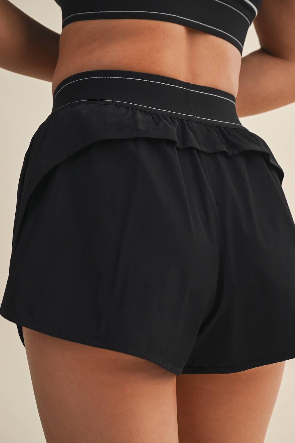 Contrast Athletic Shorts