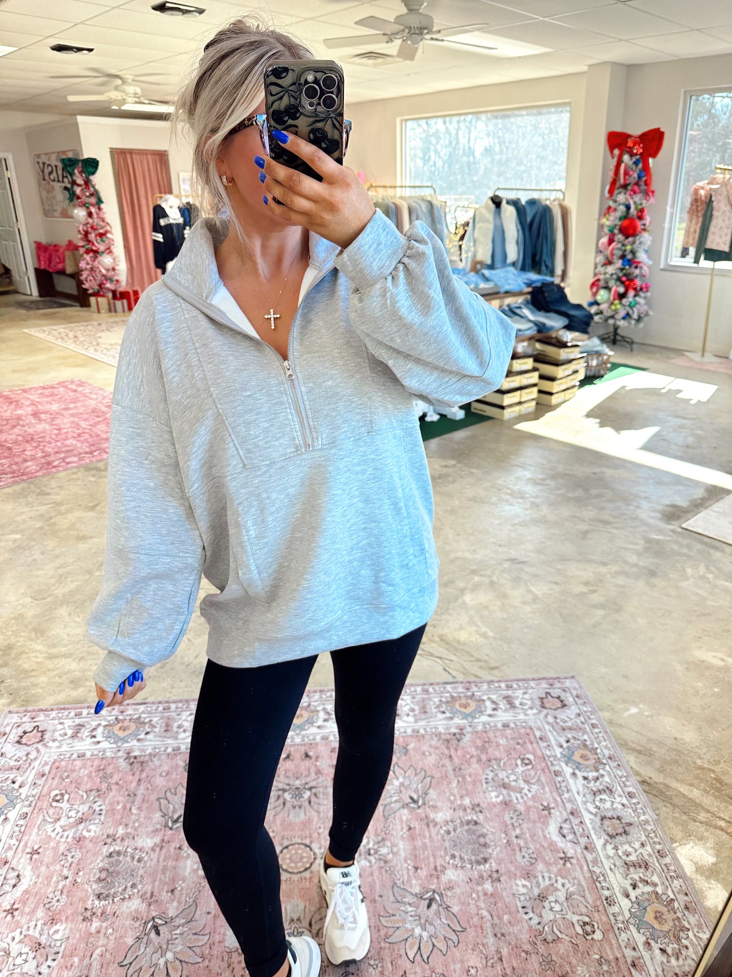 Cool + Casual Half Zip Up