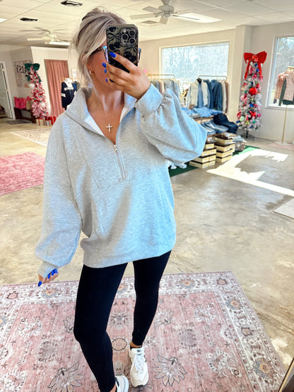 Cool + Casual Half Zip Up