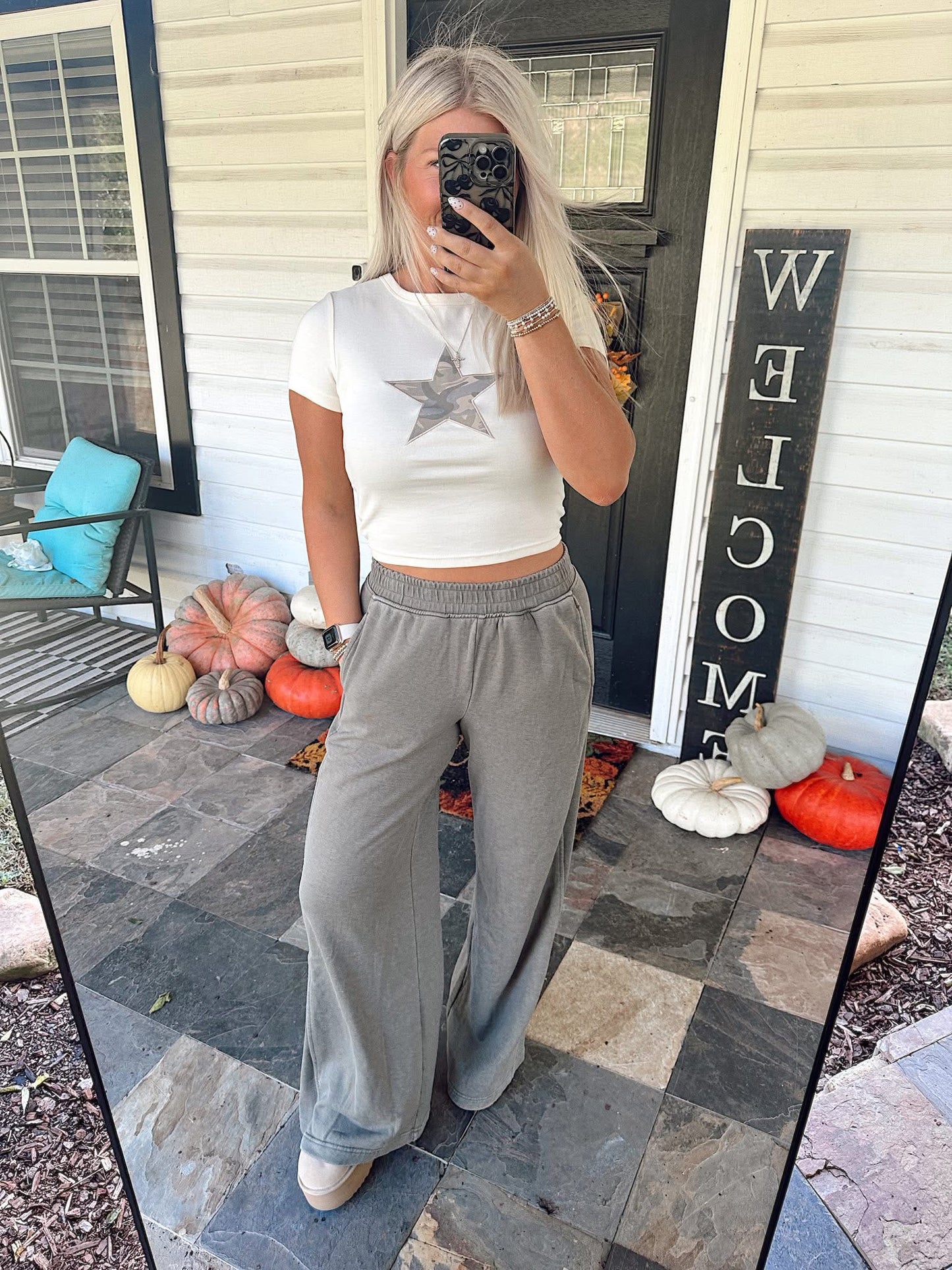 JESSIE CAMO STAR TEE