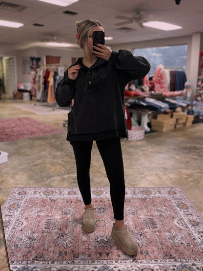 Mineral Washed Pullover