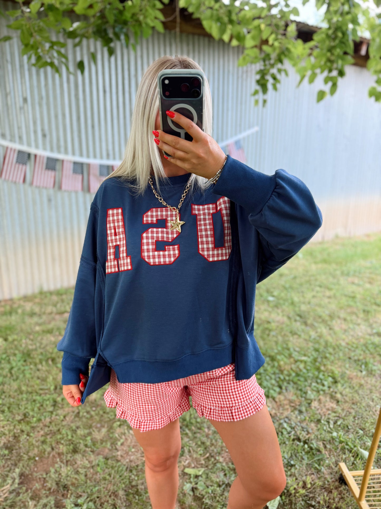 USA PATCH PULLOVER