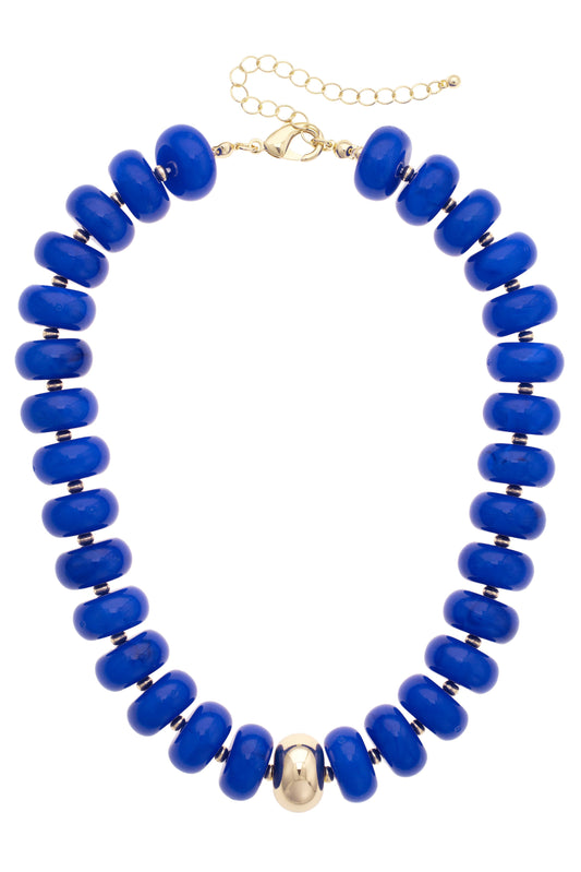 Beaded Resin Necklace