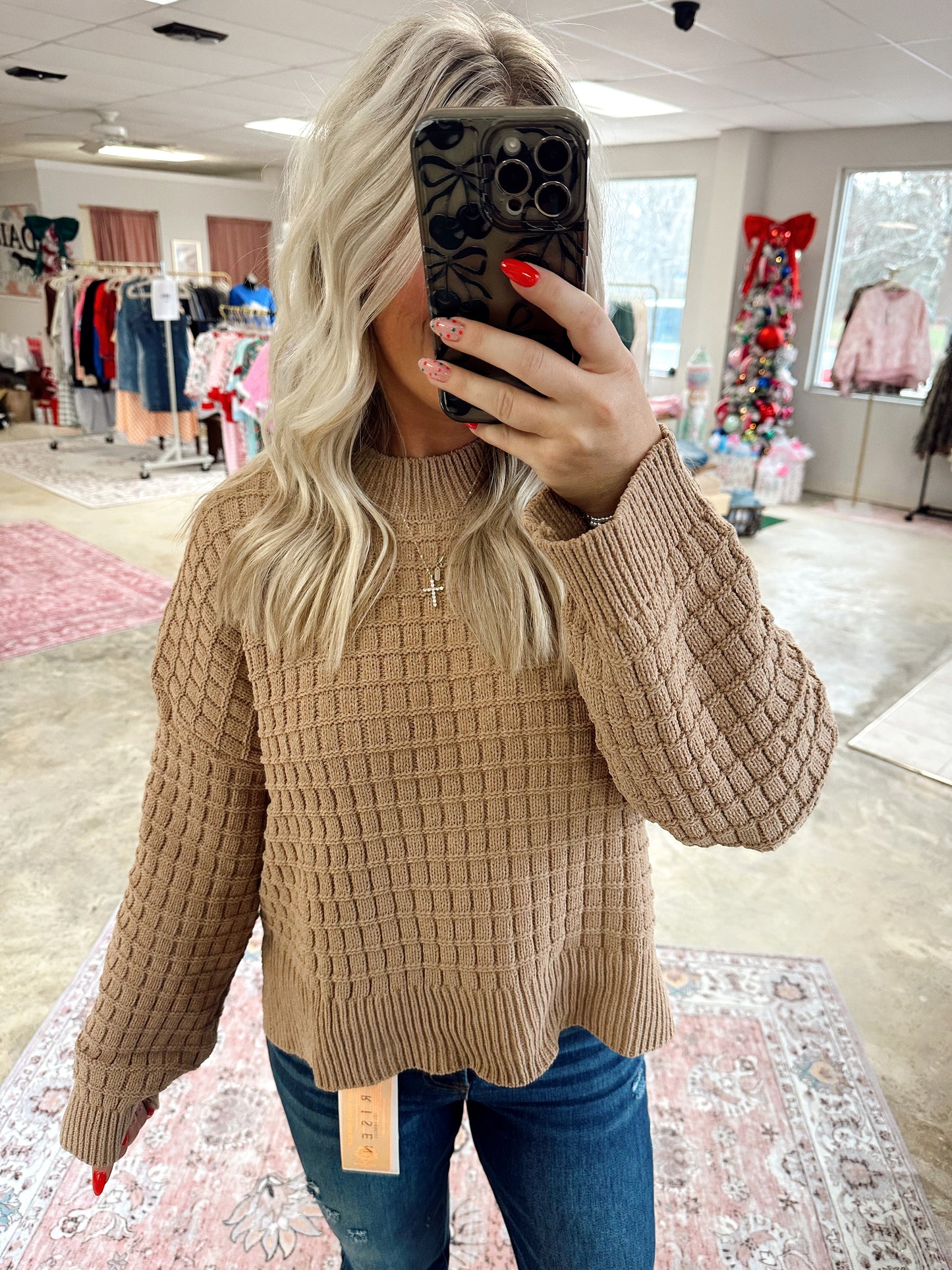 Oversized Textured Sweater