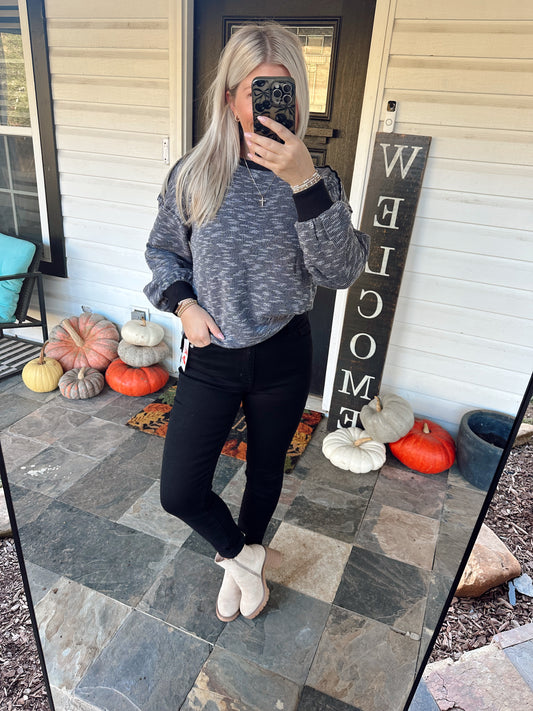 Textured Casual Top