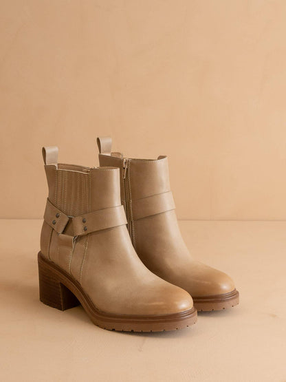 The Jayden | Khaki Motorcycle Fall Bootie