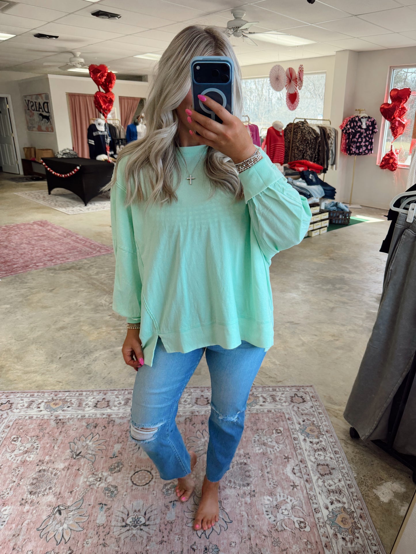 Pastel Spring Pullover Top