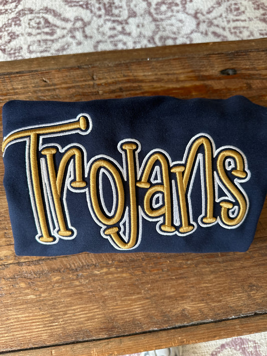 Trojans Gameday 3D Embroidered Sweatshirts