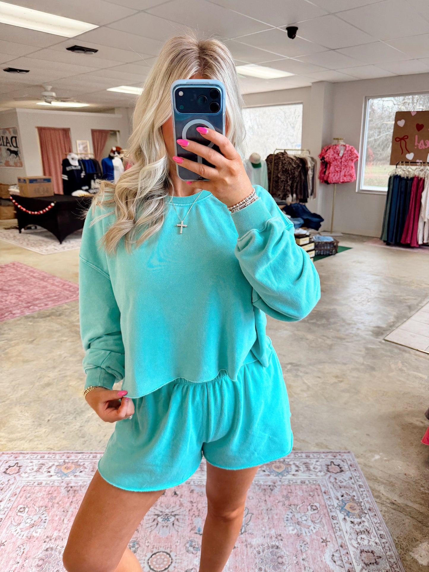 Ocean Breeze Lounge Sweatshirt