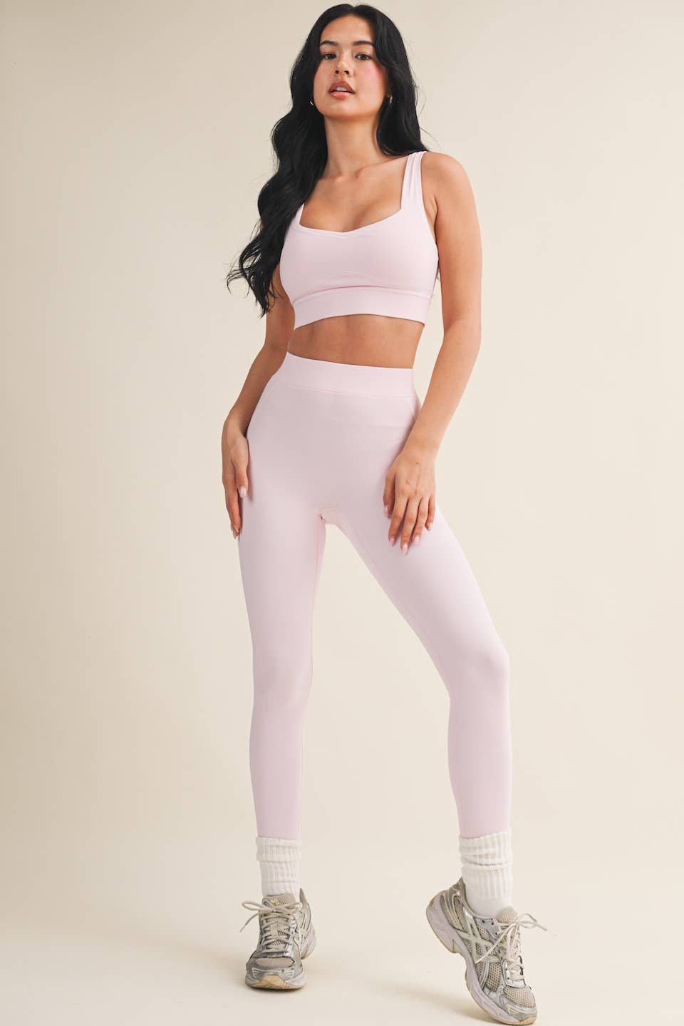 Contrast Thread Sports Bra