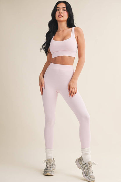 Contrast Thread Sports Bra