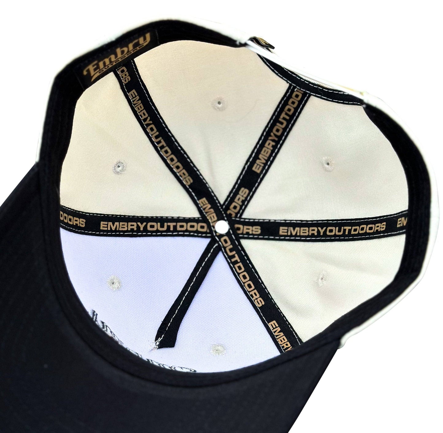 Cream/Black "Sprig" Trucker