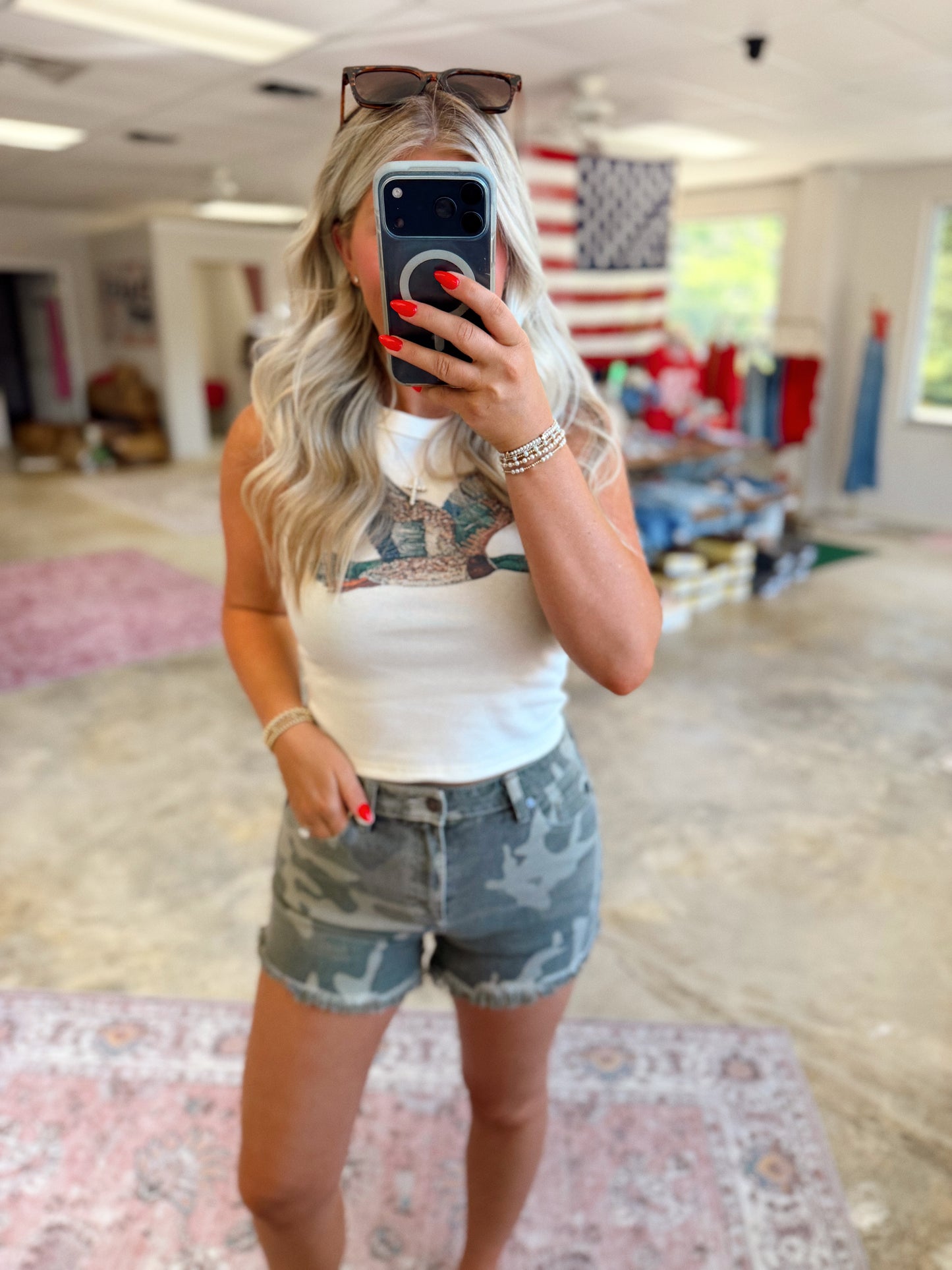 Rhinestone Mallard Tank