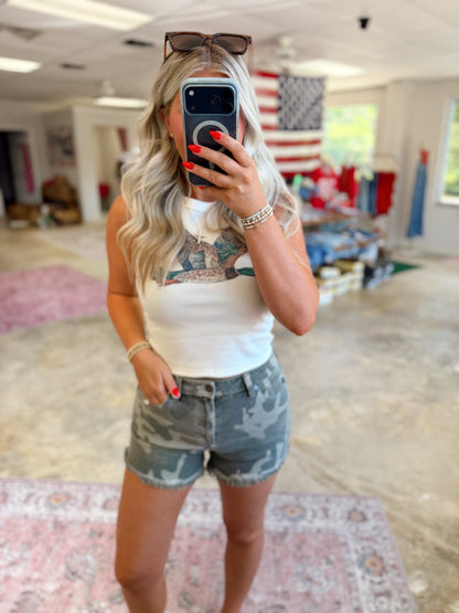 Rhinestone Mallard Tank