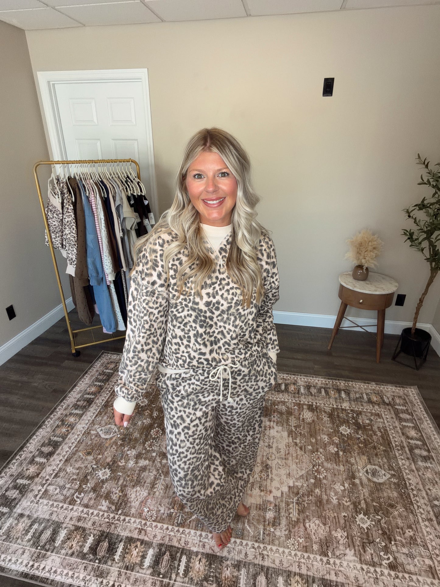 LEOPARD LOUNGE PANTS