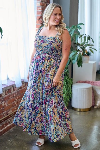 Plus Floral Spring Dress
