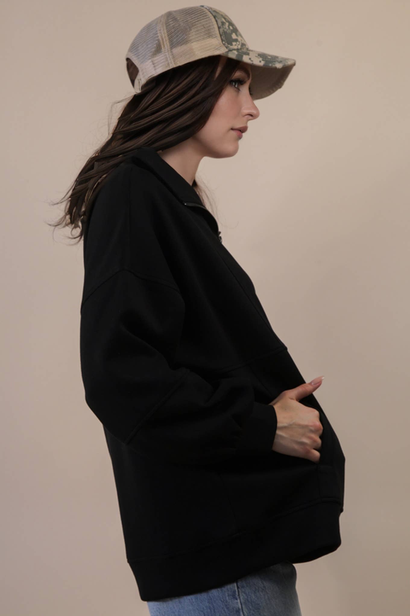 Cool + Casual Half Zip Up