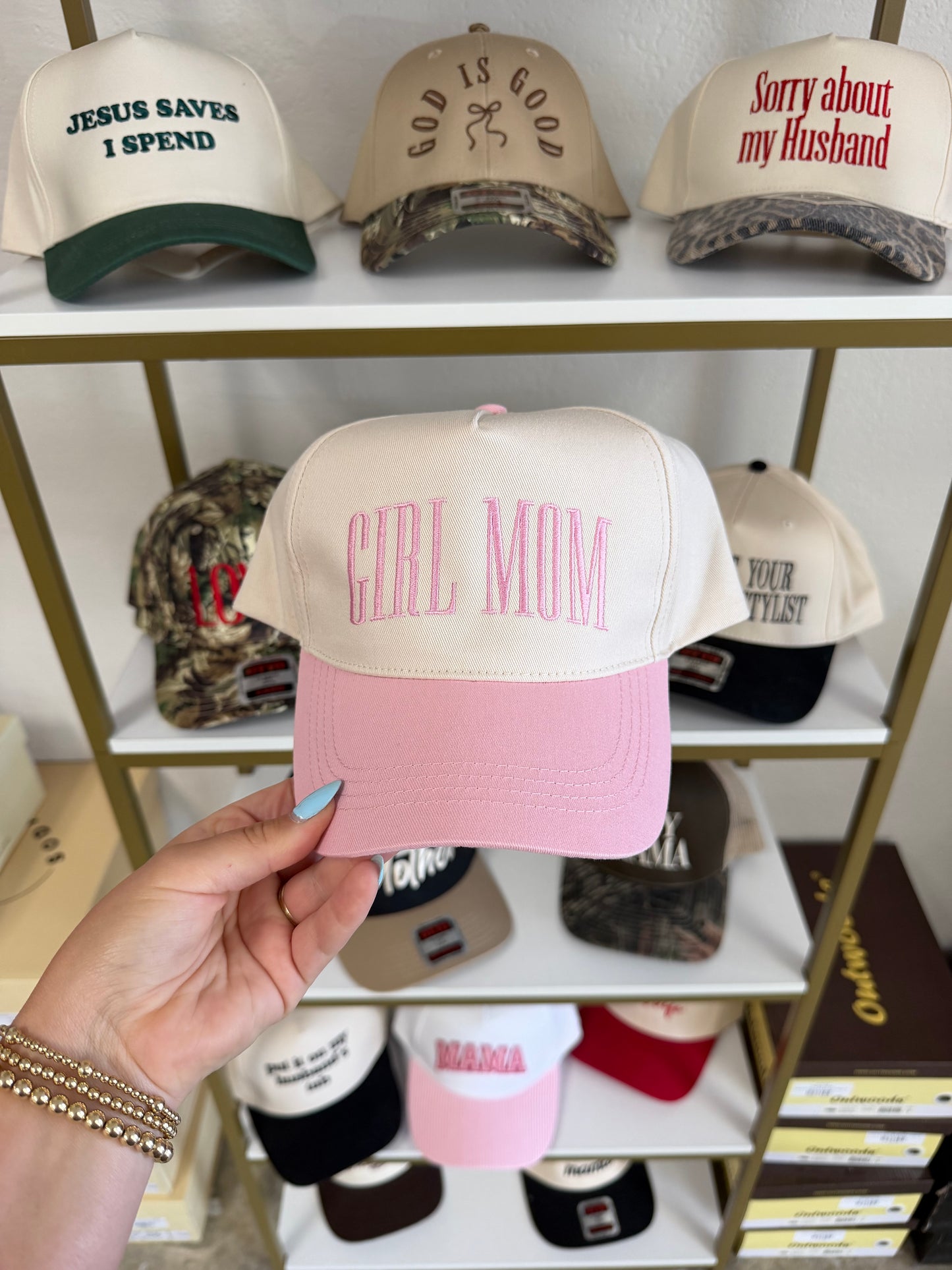 Girl mom hat