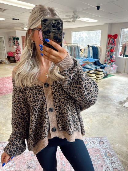 Cheetah Cardigan