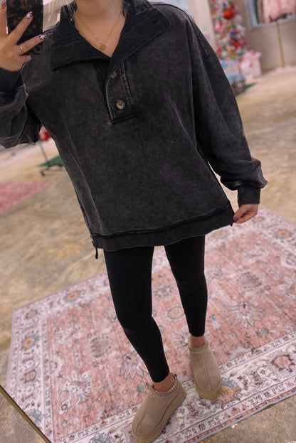 Mineral Washed Pullover
