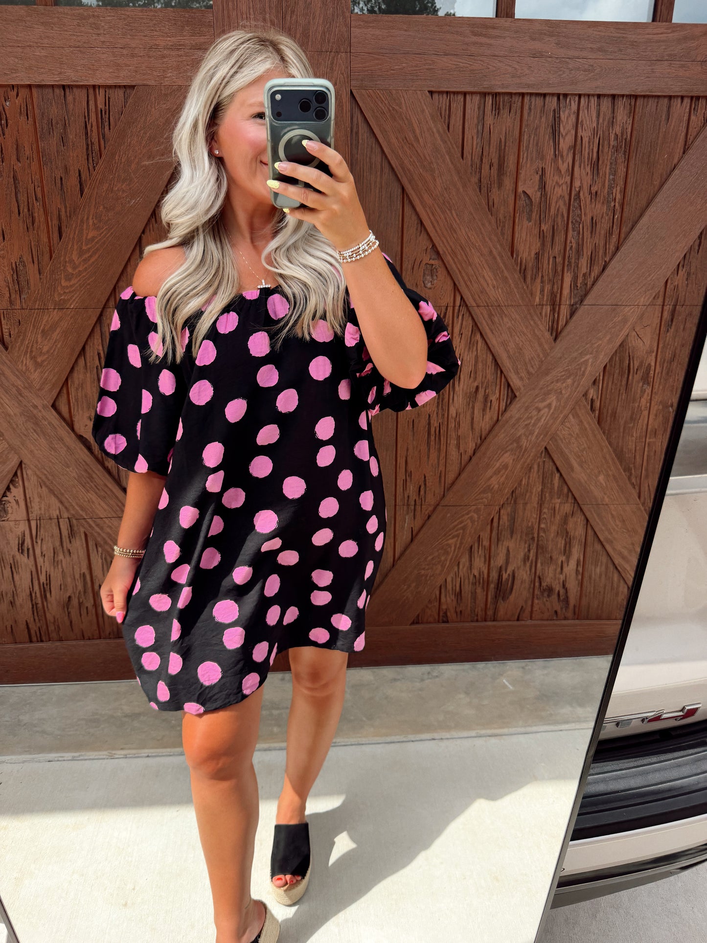 Polka Dot Mini Dress