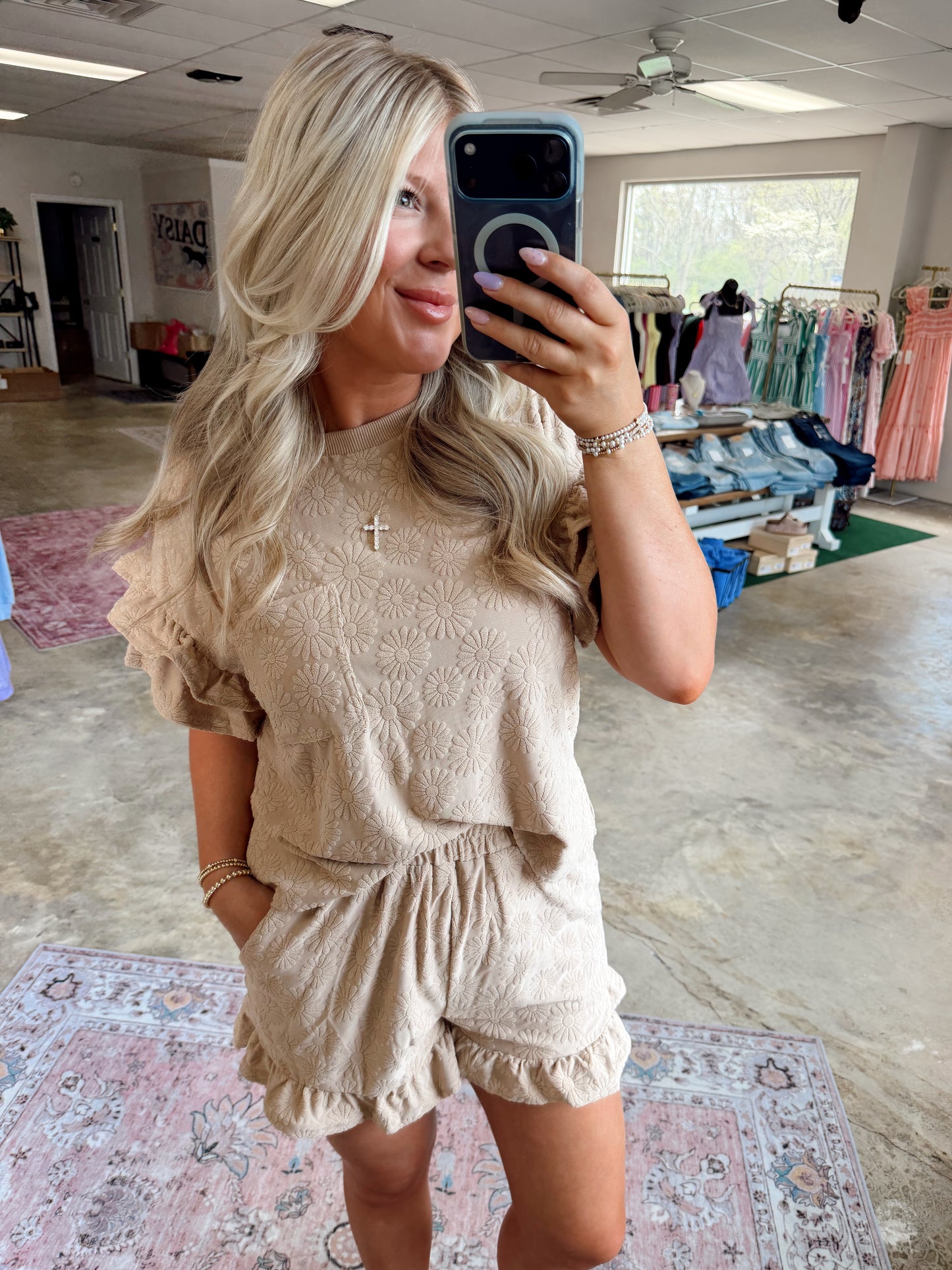 Floral Textured Set