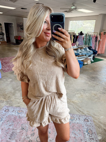 Floral Textured Set
