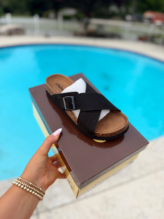 Essential Black Sandal