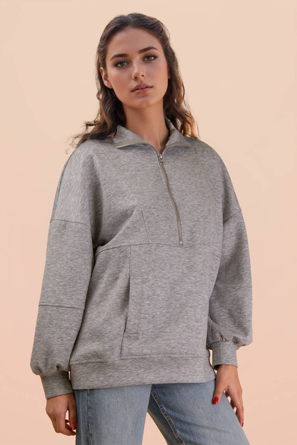 Cool + Casual Half Zip Up