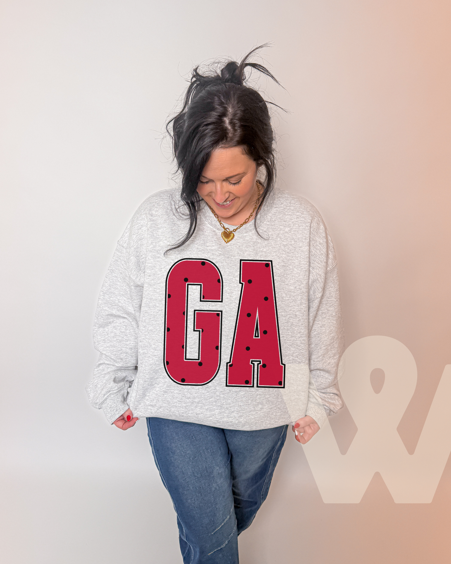 GA Polka Dot Sweatshirt