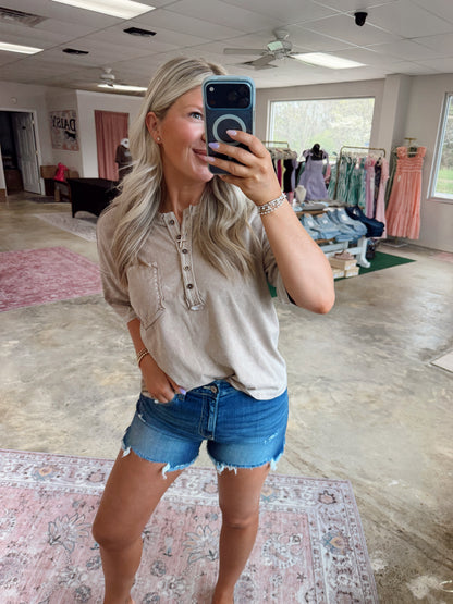Bristol Button Tee