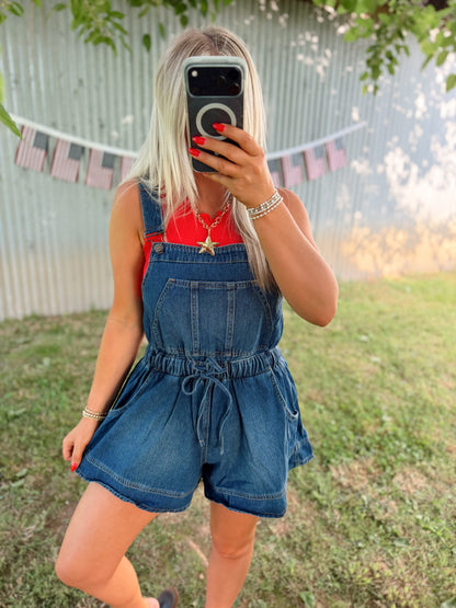 Denim Shortalls