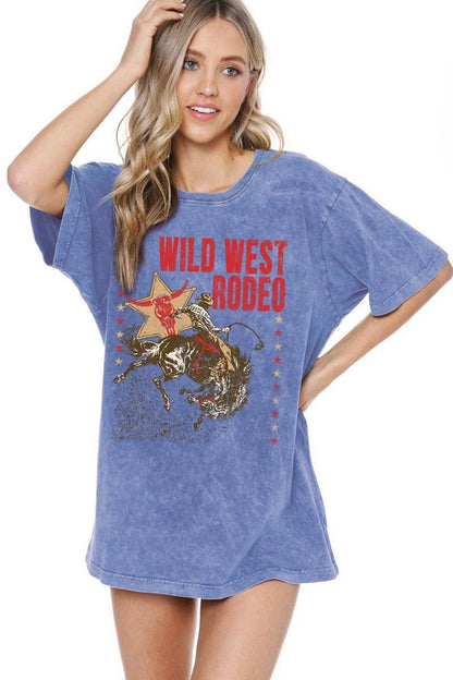 Wild West Rodeo Cowboy Tee