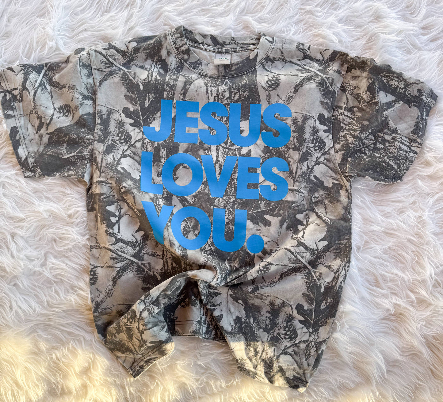 Jesus Loves You Camo Tee