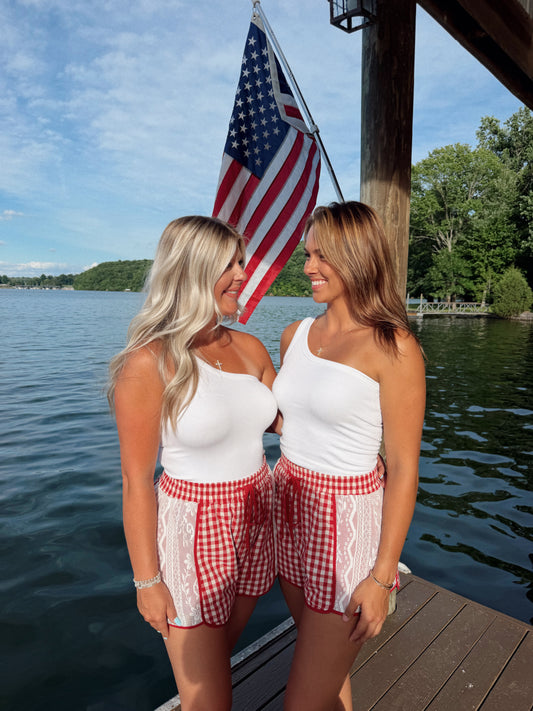 Seamless One Shoulder Ribbed Tank
