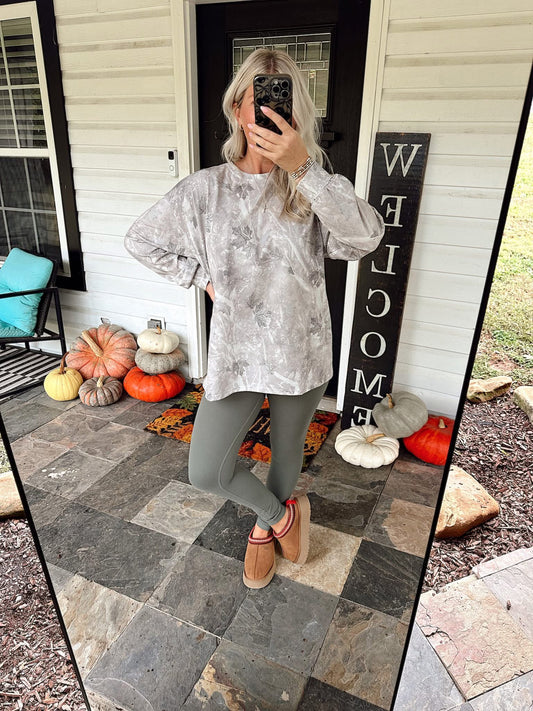 Icy Camo Long Sleeve Tee