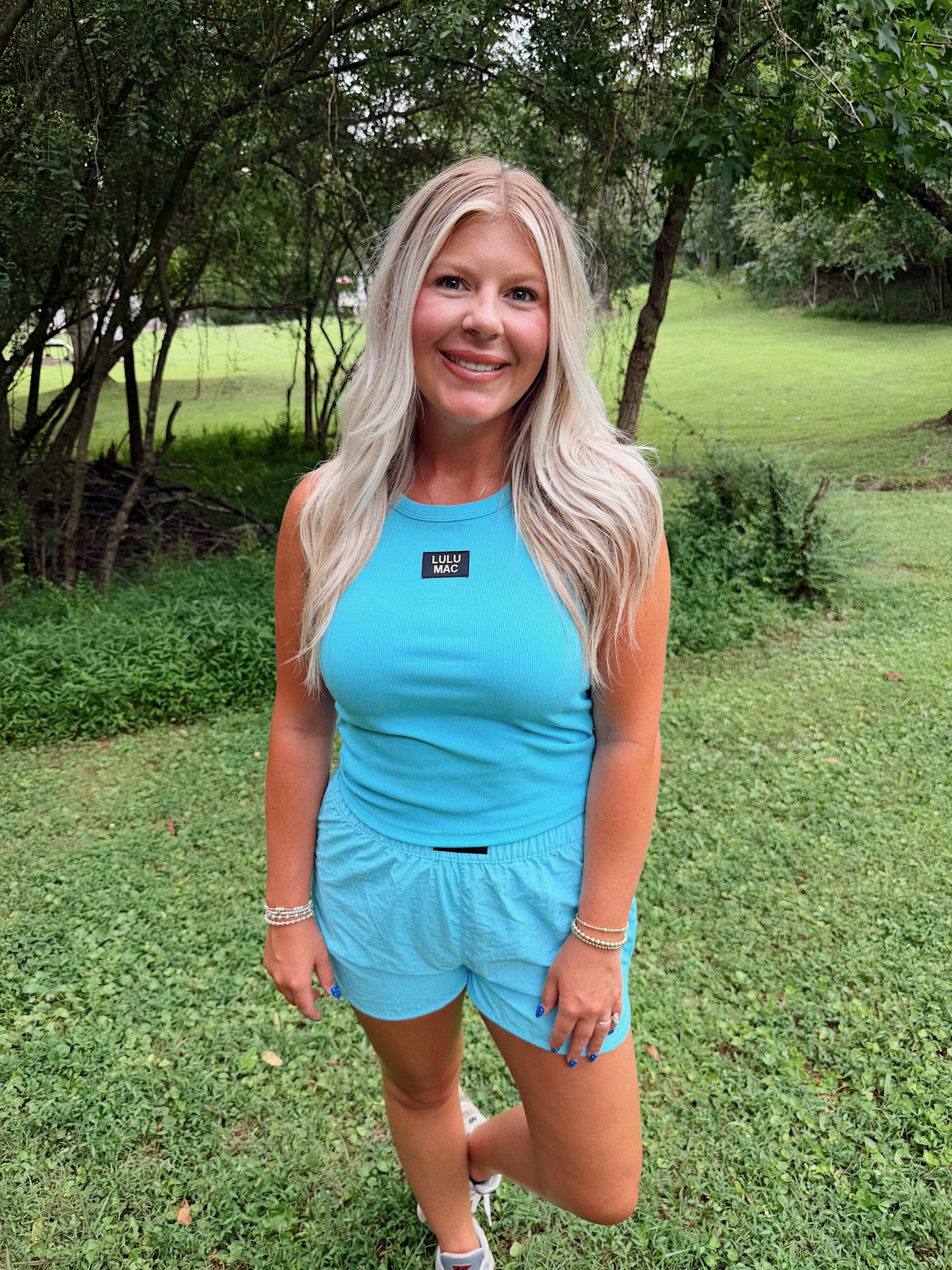 LULU TURQ SHORTS