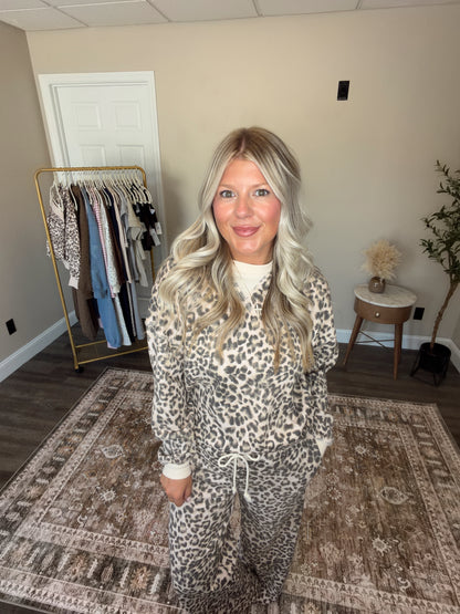 LEOPARD LOUNGE PANTS